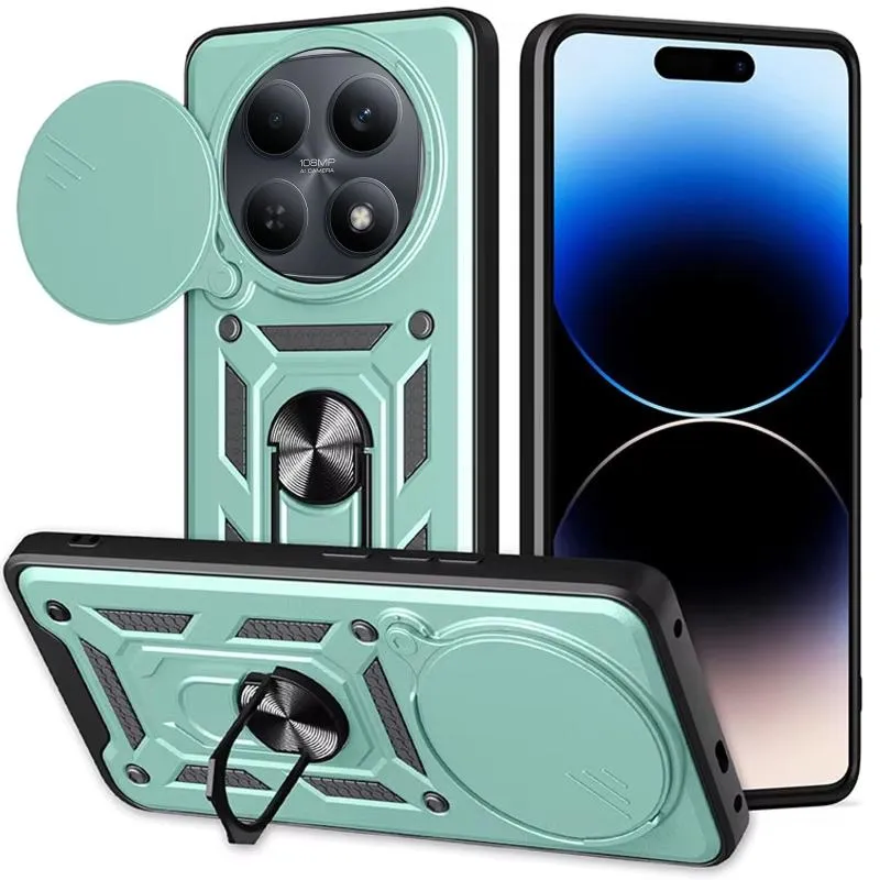 Чохол Ummi Camshield Serge Ring для Xiaomi Redmi Note 15 / Poco M8 5G Зелений / Green — фото 2