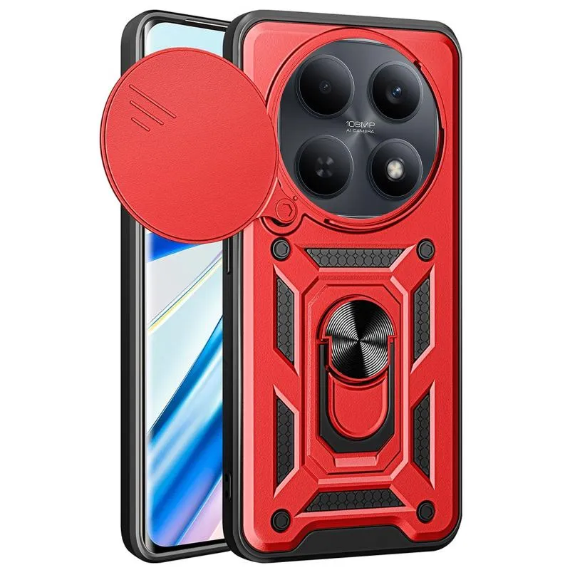 Чохол Ummi Camshield Serge Ring для Xiaomi Redmi Note 15 (EU) / Poco M8 5G Червоний / Red