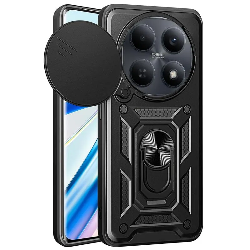Чохол Ummi Camshield Serge Ring для Xiaomi Redmi Note 15 (EU) / Poco M8 5G Чорний / Black