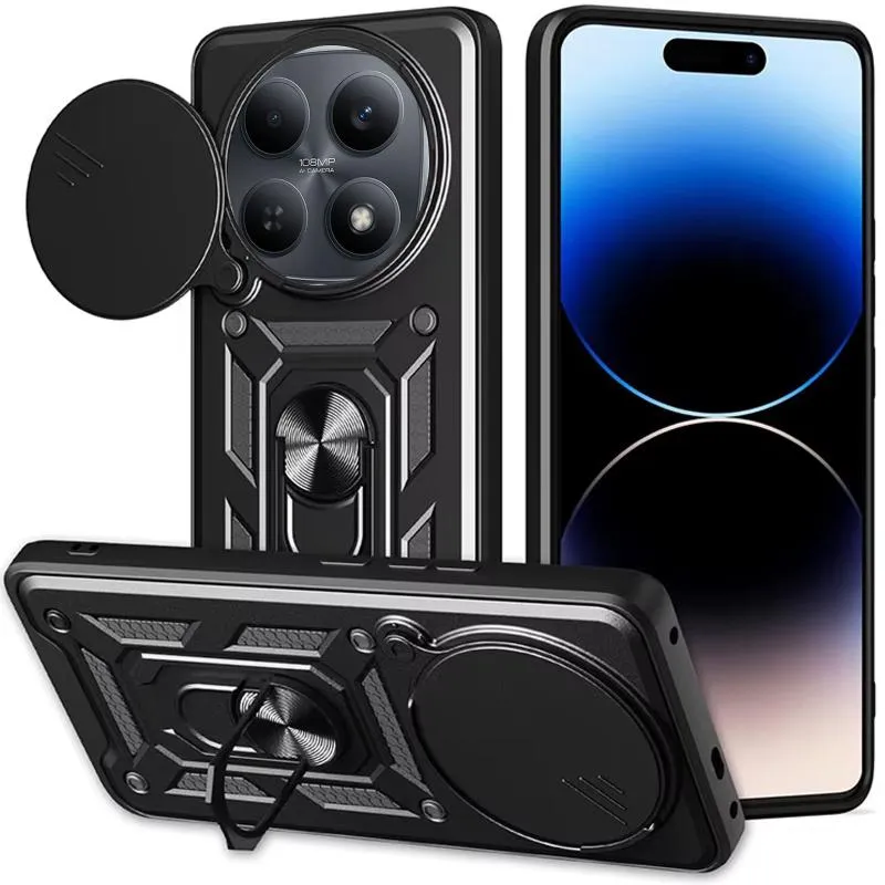 Чохол Ummi Camshield Serge Ring для Xiaomi Redmi Note 15 / Poco M8 5G Чорний / Black — фото 3
