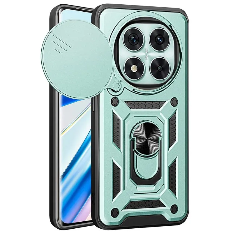 Чохол Ummi Camshield Serge Ring для Xiaomi Redmi Note 15 Pro 5G Зелений / Green — фото 3