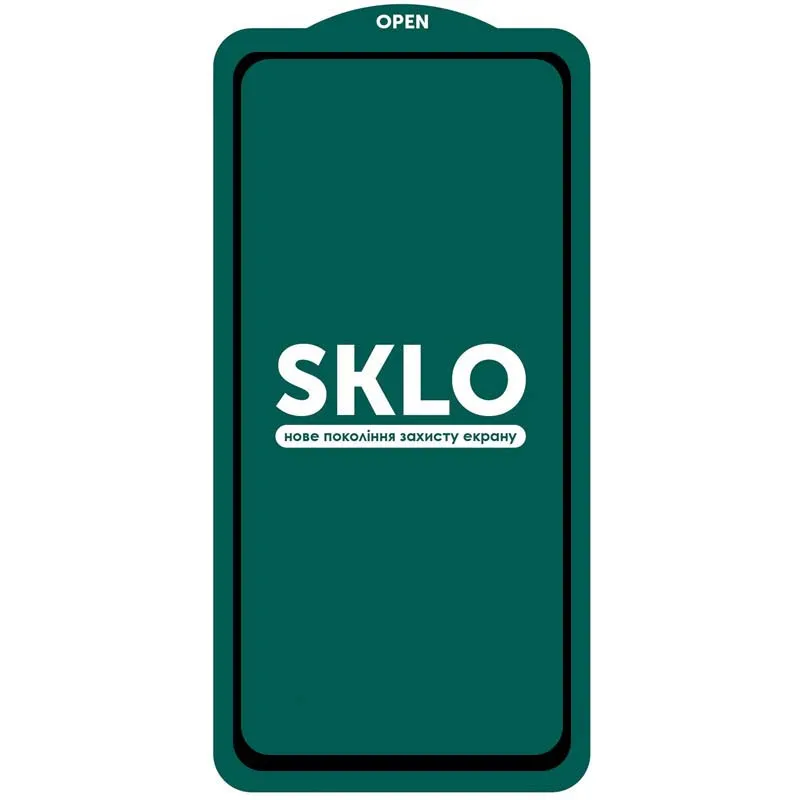 Захисне скло SKLO 5D (тех.пак) для Xiaomi Poco X8 Pro Max Чорний