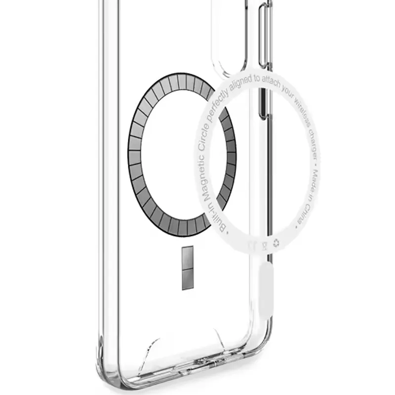 Чохол TPU Space Case with Magnetic Fit для Samsung Galaxy A18 / A17 / A26 / A16 Прозорий — фото 3