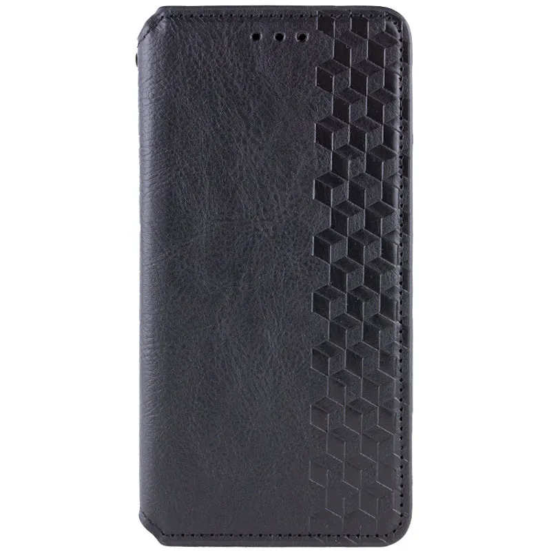 Шкіряний чохол-книжка GETMAN Cubic (PU) для Xiaomi Redmi Note 15 Pro+ 5G Чорний