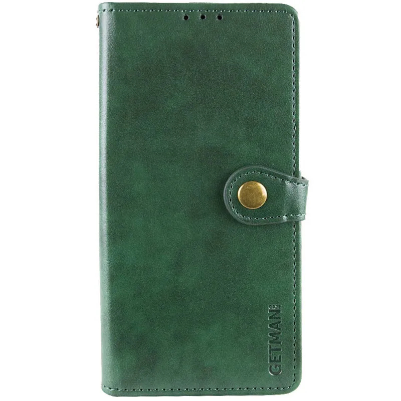 Шкіряний чохол-книжка GETMAN Gallant (PU) для Xiaomi Poco X8 Pro Max Зелений