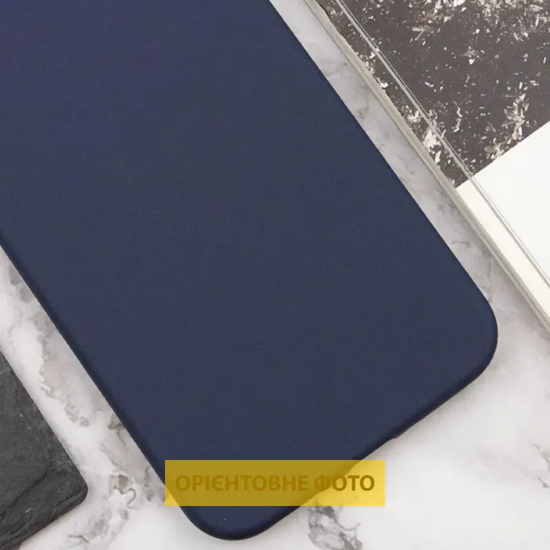 Чохол Silicone Cover Lakshmi Full Camera для Xiaomi Poco M7 Темно-синій / Midnight blue — фото 3