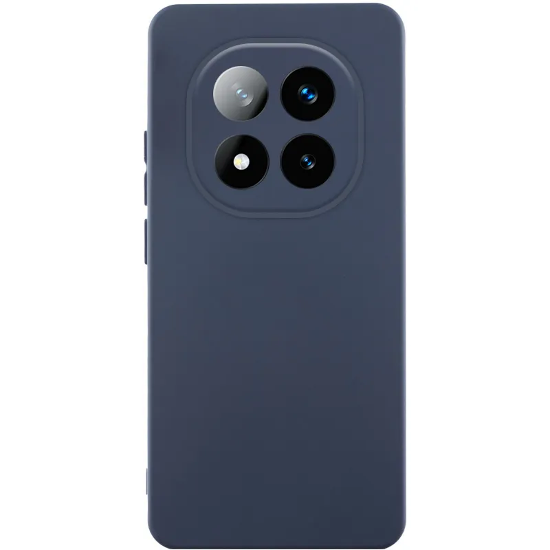 Чохол Silicone Cover Ummi Lakshmi Full Camera (AA) для Xiaomi Poco X7 Синій / Midnight Blue