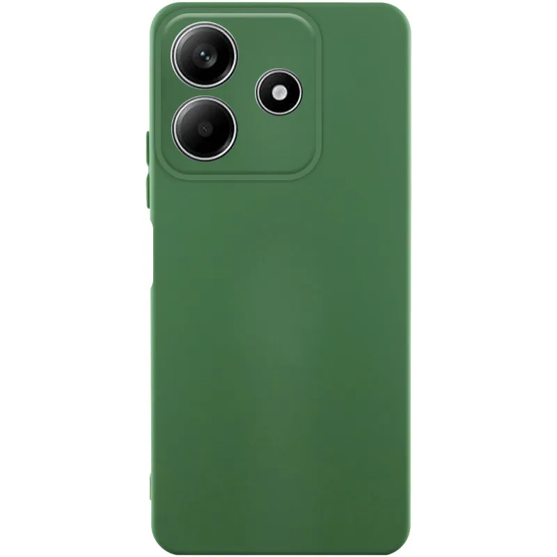Чохол Silicone Cover Ummi Lakshmi Full Camera (AA) для Xiaomi Redmi Note 14 5G Зелений / Dark green
