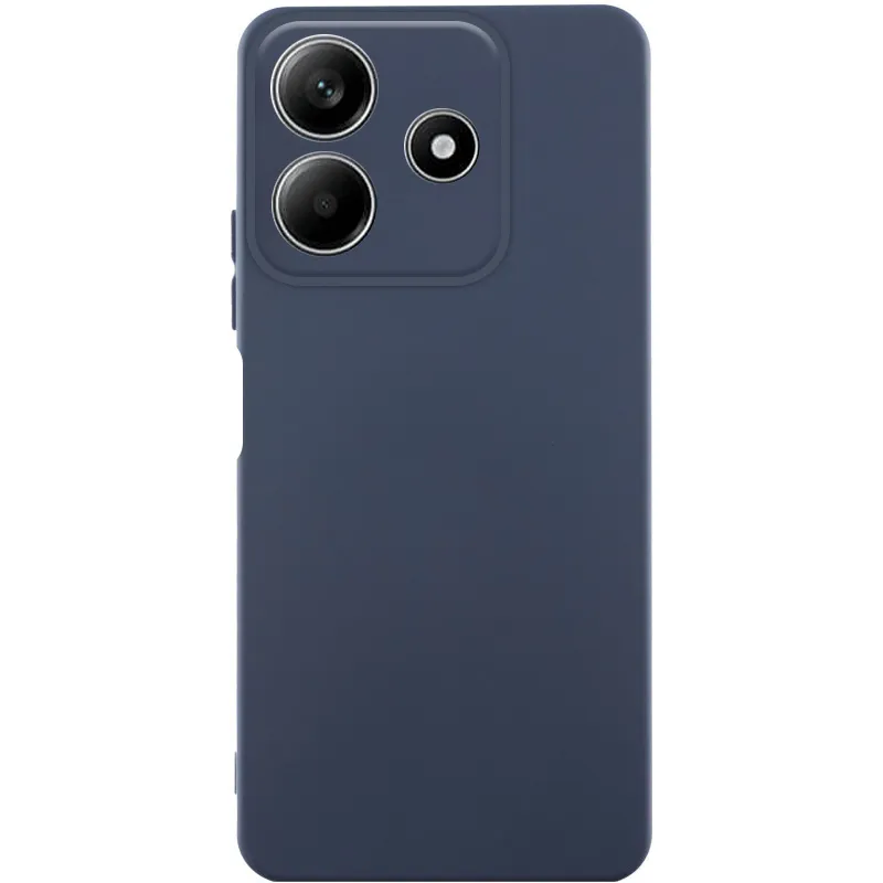Чохол Silicone Cover Ummi Lakshmi Full Camera (AA) для Xiaomi Redmi Note 14 5G Синій / Midnight Blue