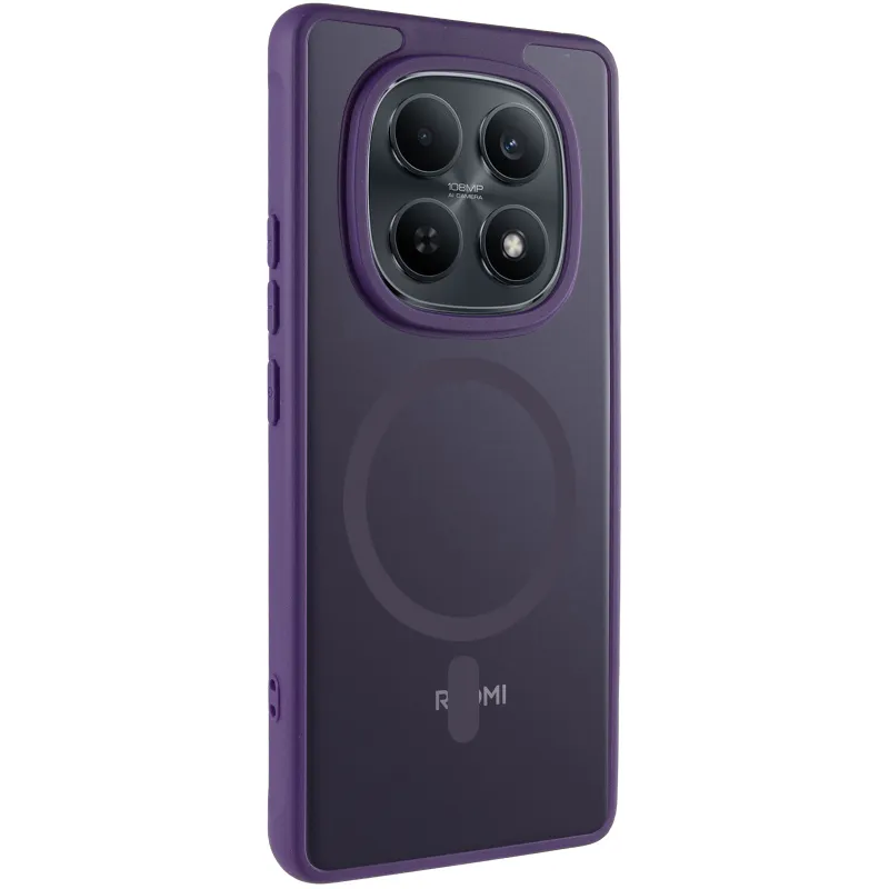 Чохол TPU Bloom with Magnetic Fit для Xiaomi Redmi Note 15 Pro 4G Purple