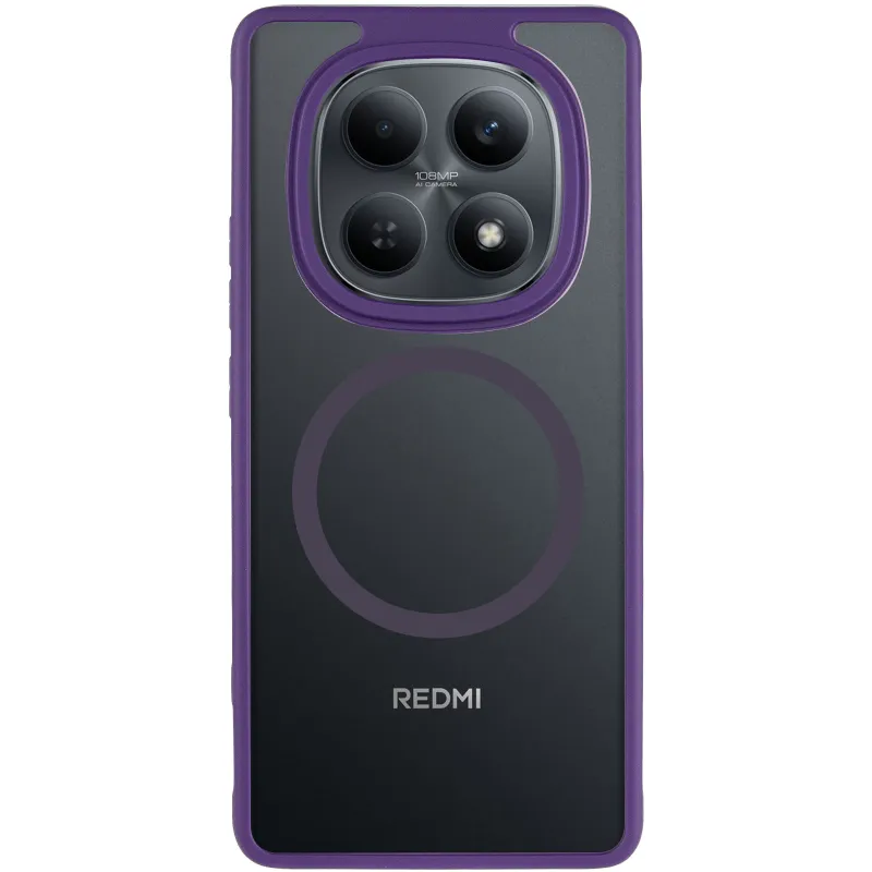 Чохол TPU Bloom with Magnetic Fit для Xiaomi Redmi Note 15 Pro 4G Purple — фото 2