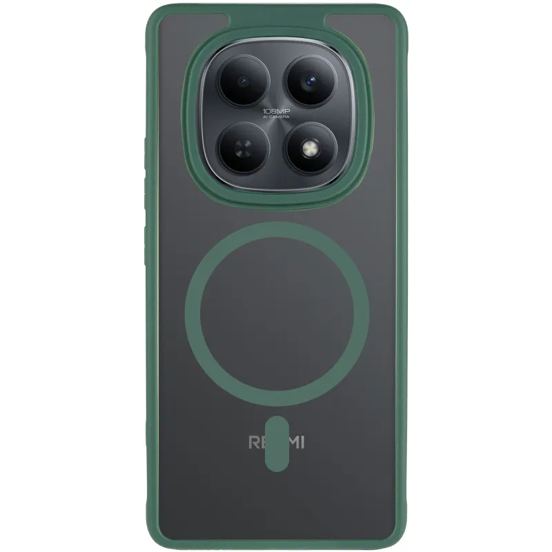 Чохол TPU Bloom with Magnetic Fit для Xiaomi Redmi Note 15 Pro 4G Green — фото 2
