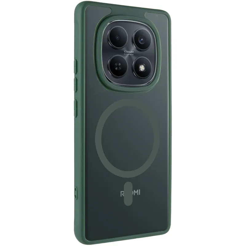 Чохол TPU Bloom with Magnetic Fit для Xiaomi Redmi Note 15 4G/5G (EU) Green