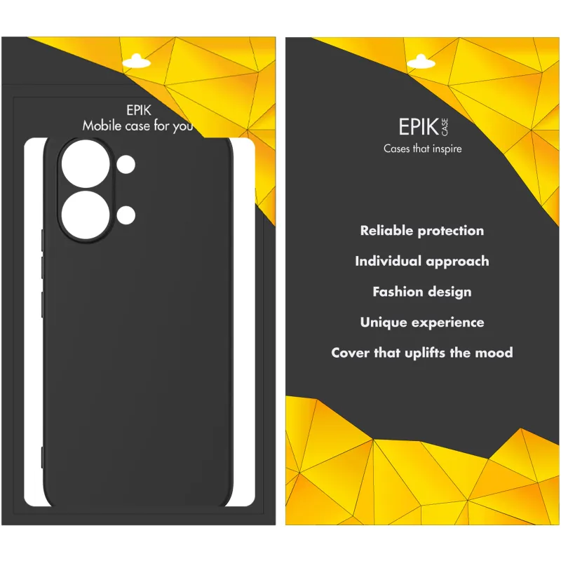 Чохол TPU Epik Black Full Camera для Xiaomi Poco X8 Pro Max Чорний — фото 4