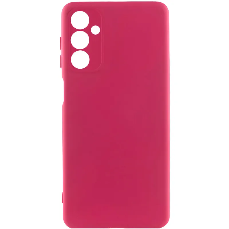Чохол TPU GETMAN Liquid Silk Full Camera для Samsung Galaxy A27 Червоний / Dark Red