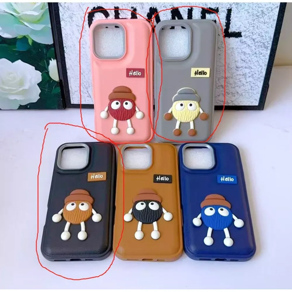 Hello Toy TPU Case  iPhone 15 — Black - фото 3