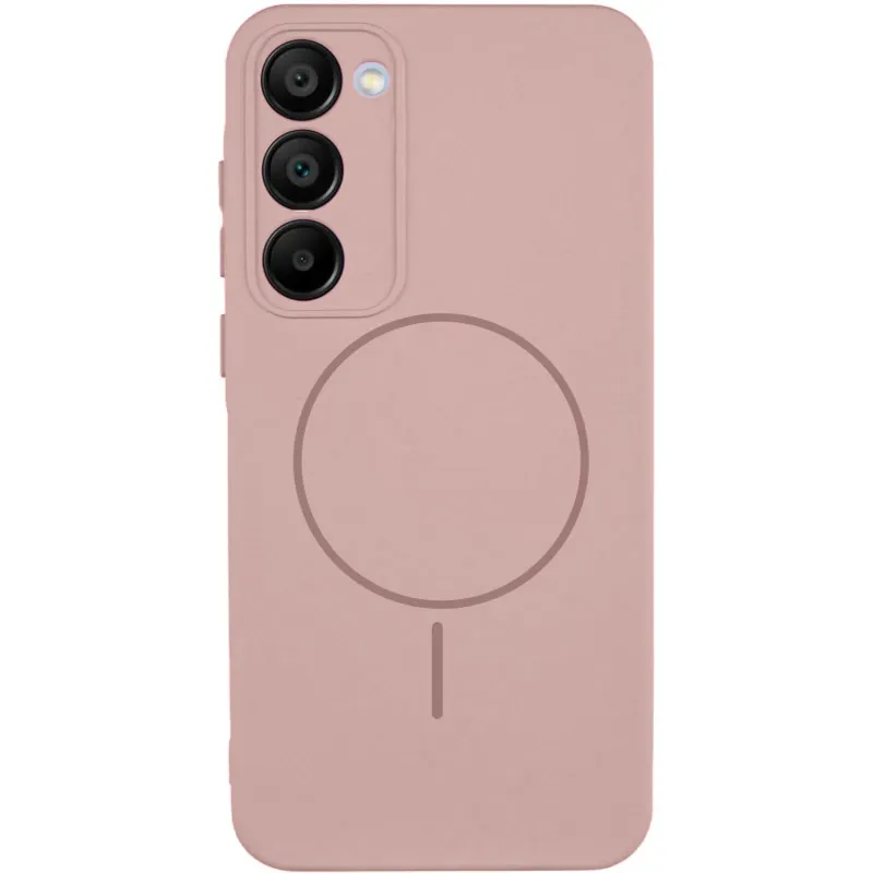 Чохол Silicone Cover Lakshmi Full Camera (AA) with Magnetic Fit для Xiaomi Redmi 15 (EU) Рожевий / Pink Sand