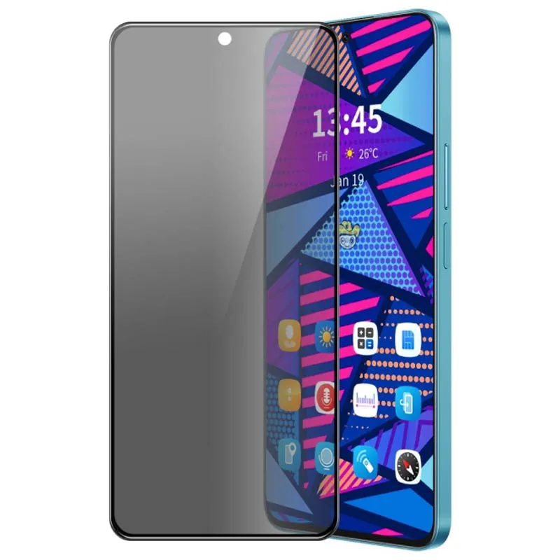 Захисне скло Privacy 5D (тех.пак) для Samsung Galaxy A36 / A37 / A56 / A57 / S25 FE / A27 Чорний