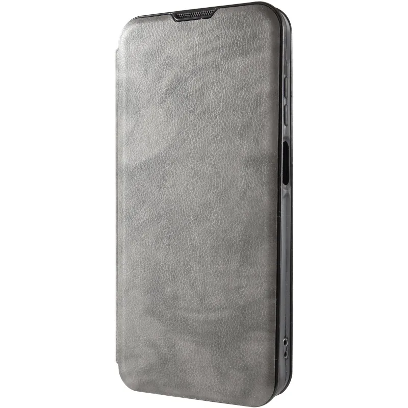 Шкіряний чохол-книжка Belora для Xiaomi Poco X8 Pro Max Gray
