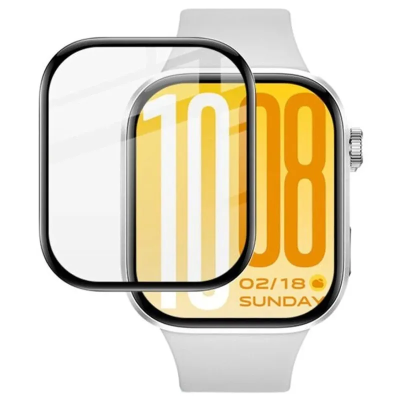 Полімерна плівка 3D (full glue) (тех.пак) для Xiaomi Redmi Watch 6 / 6 NFC Чорний