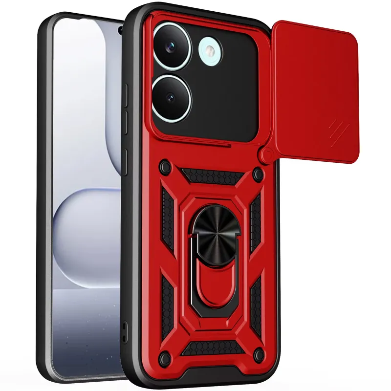 Чохол Ummi Camshield Serge Ring для Xiaomi Poco X8 Pro Червоний / Red