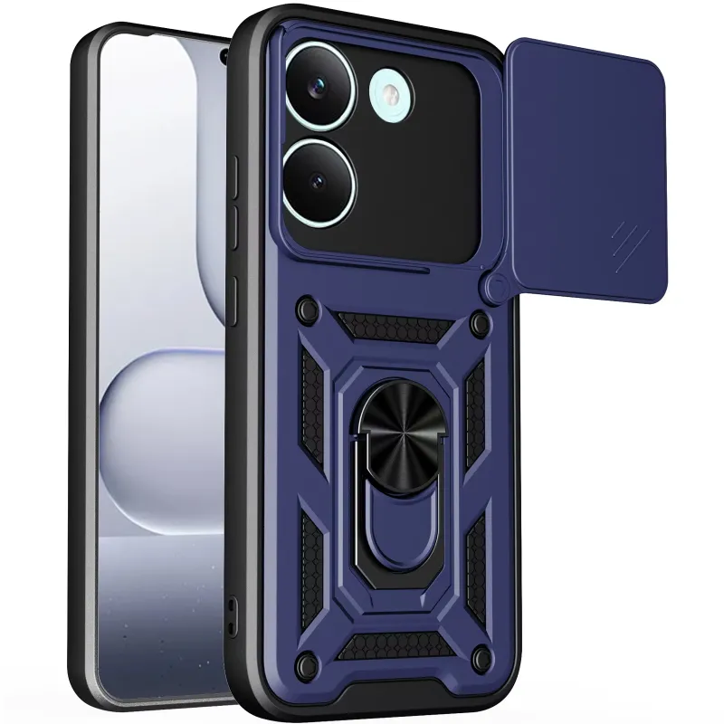 Чохол Ummi Camshield Serge Ring для Xiaomi Poco X8 Pro Синій / Navy