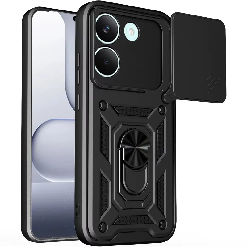 Чохол Ummi Camshield Serge Ring для Xiaomi Poco X8 Pro Чорний / Black