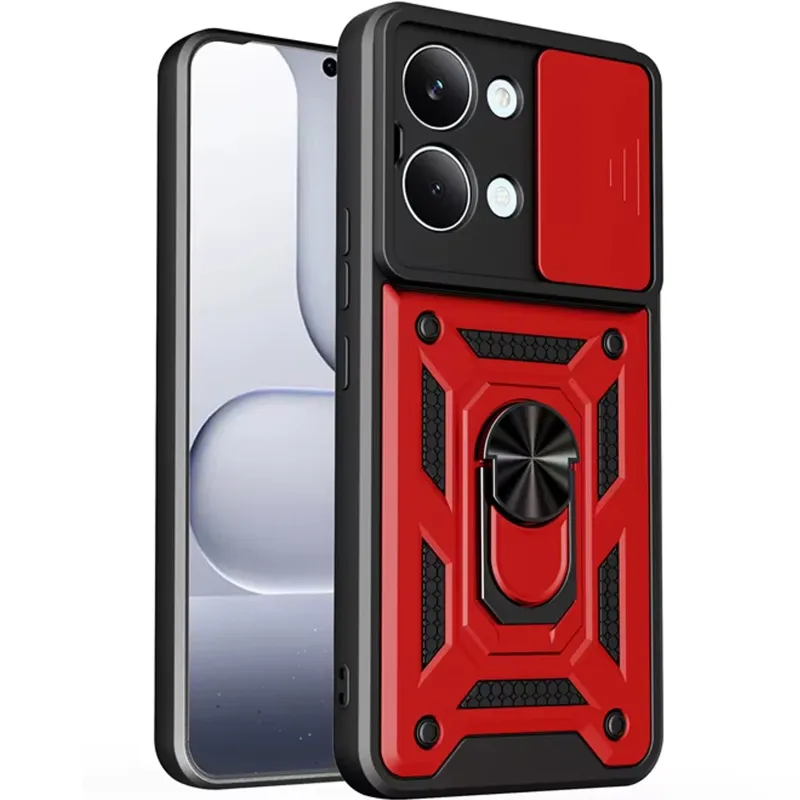 Чохол Ummi Camshield Serge Ring для Xiaomi Poco X8 Pro Max Червоний / Red