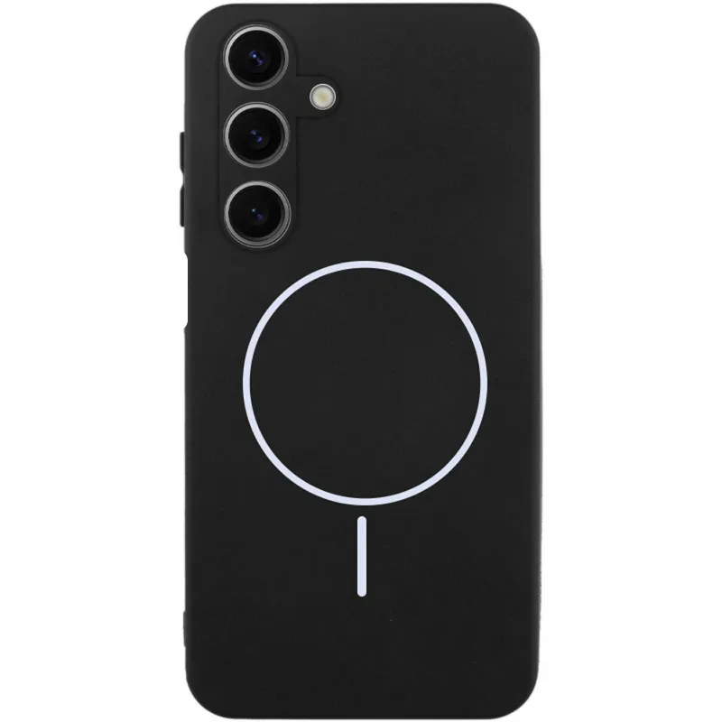 Чохол Silicone Cover Lakshmi Full Camera (AA) with Magnetic Fit для Samsung Galaxy A27 Чорний / Black