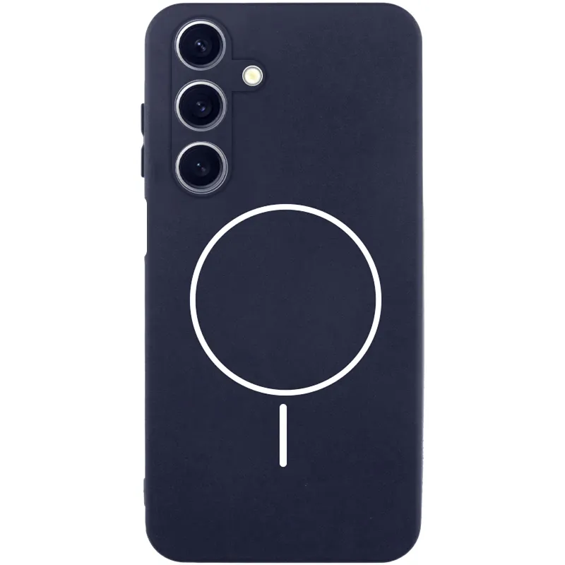 Чохол Silicone Cover Lakshmi Full Camera (AA) with Magnetic Fit для Samsung Galaxy A27 Темно-синій / Midnight blue