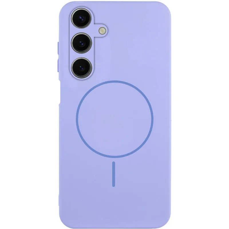 Чохол Silicone Cover Lakshmi Full Camera (AA) with Magnetic Fit для Samsung Galaxy A27 Бузковий / Dasheen