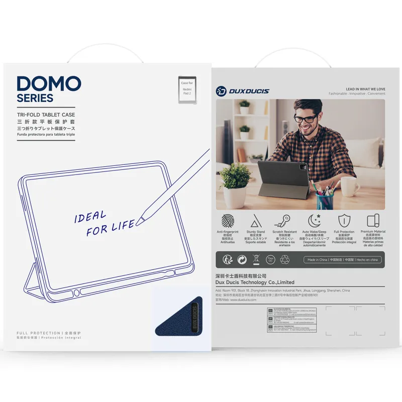 Чохол Dux Ducis Domo для Xiaomi Redmi Pad 2 Black — фото 4