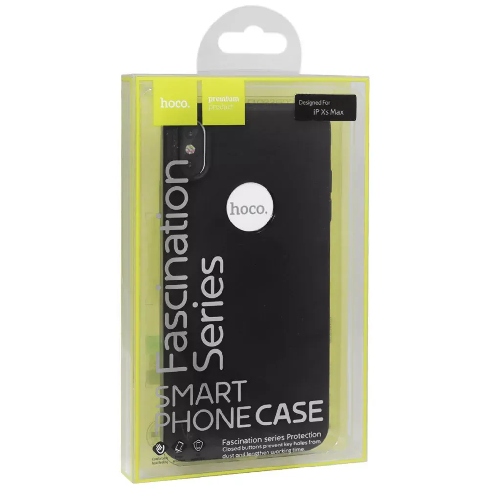 Hoco Fascination Series Bracket Protective Case Apple iPhone Xs Max Black - фото 3