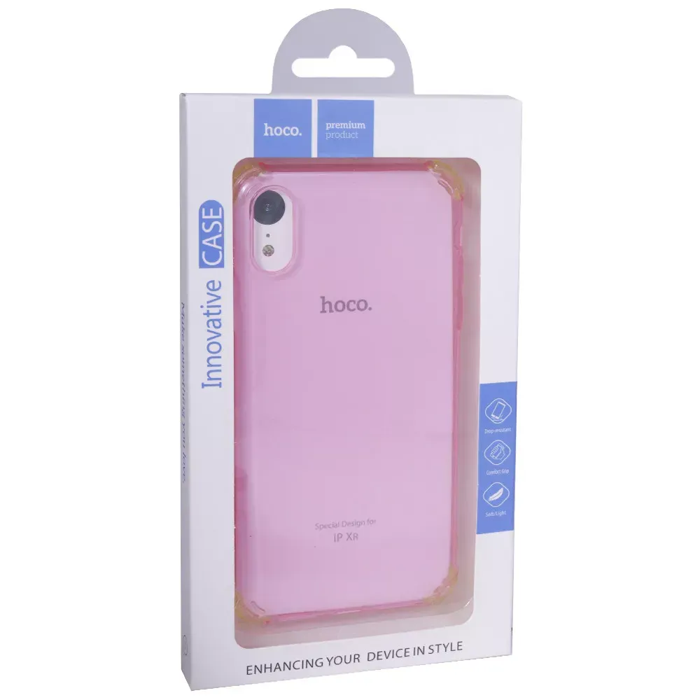 Hoco Ice Shield Series TPU Soft Case Apple iPhone Xr Pink - фото 3