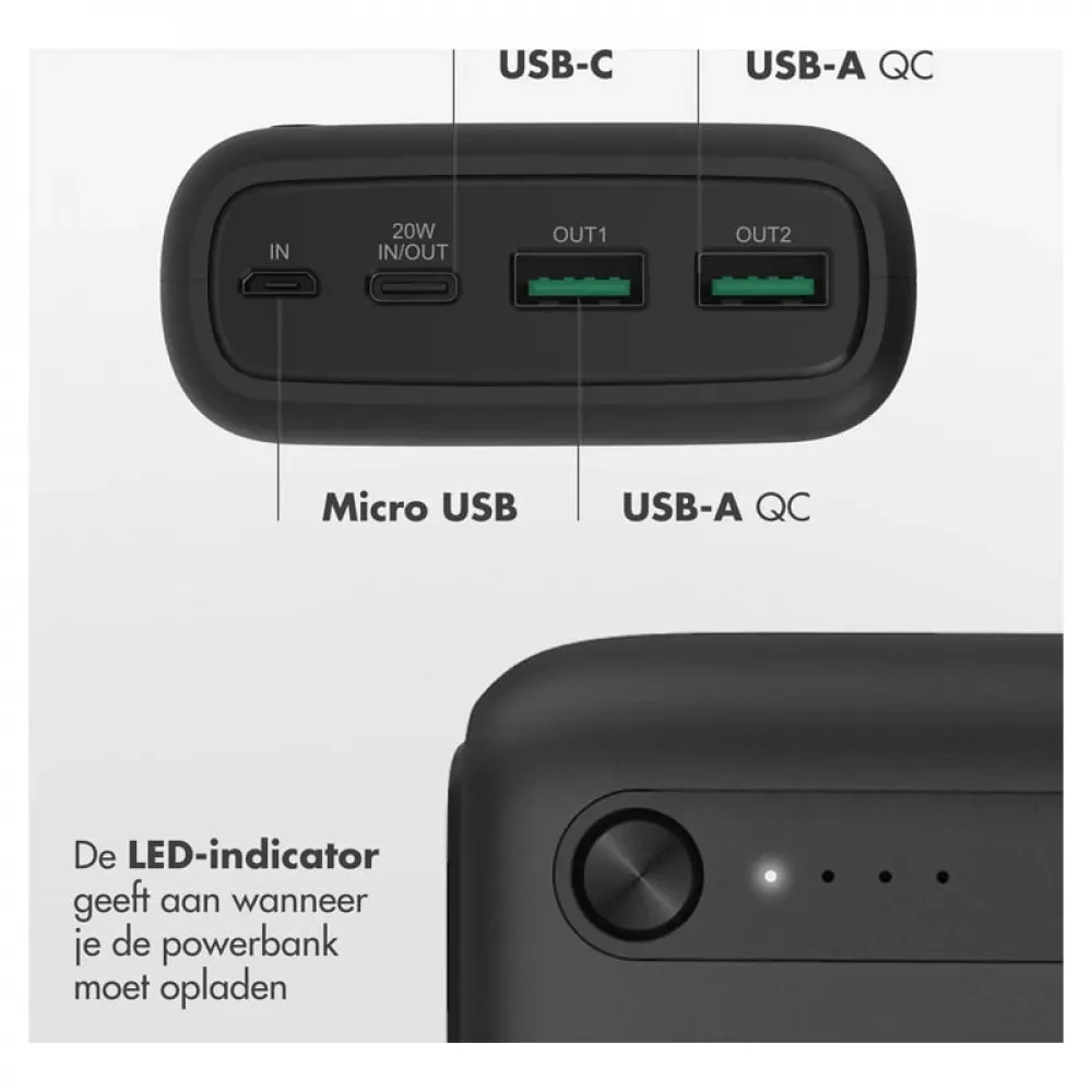 Power Bank 27000 mAh | PD20W — Imoshion — Blue — фото 5