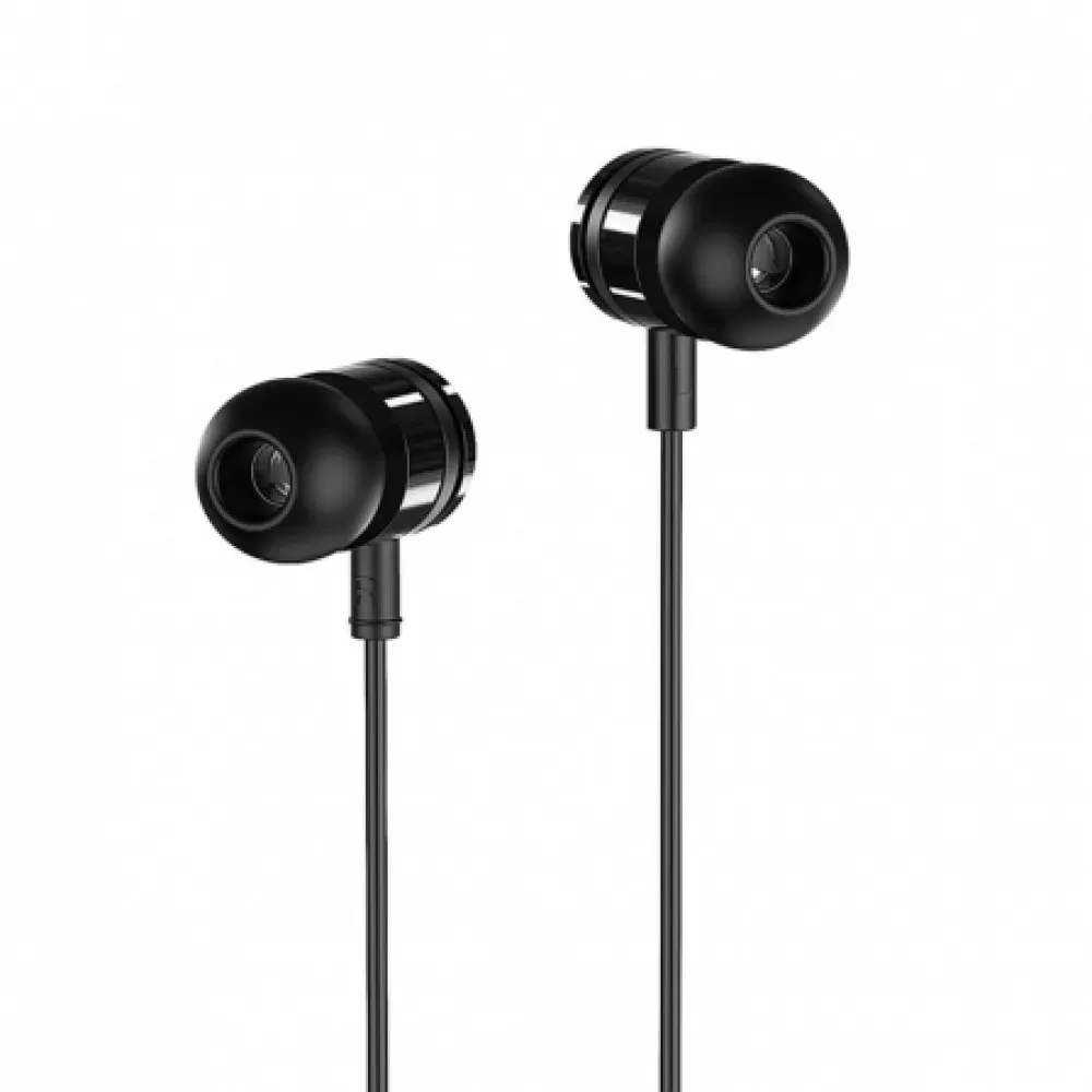 Навушники з мікрофоном 3.5mm —  Borofone BM31 Mysterious — Black — Borofone