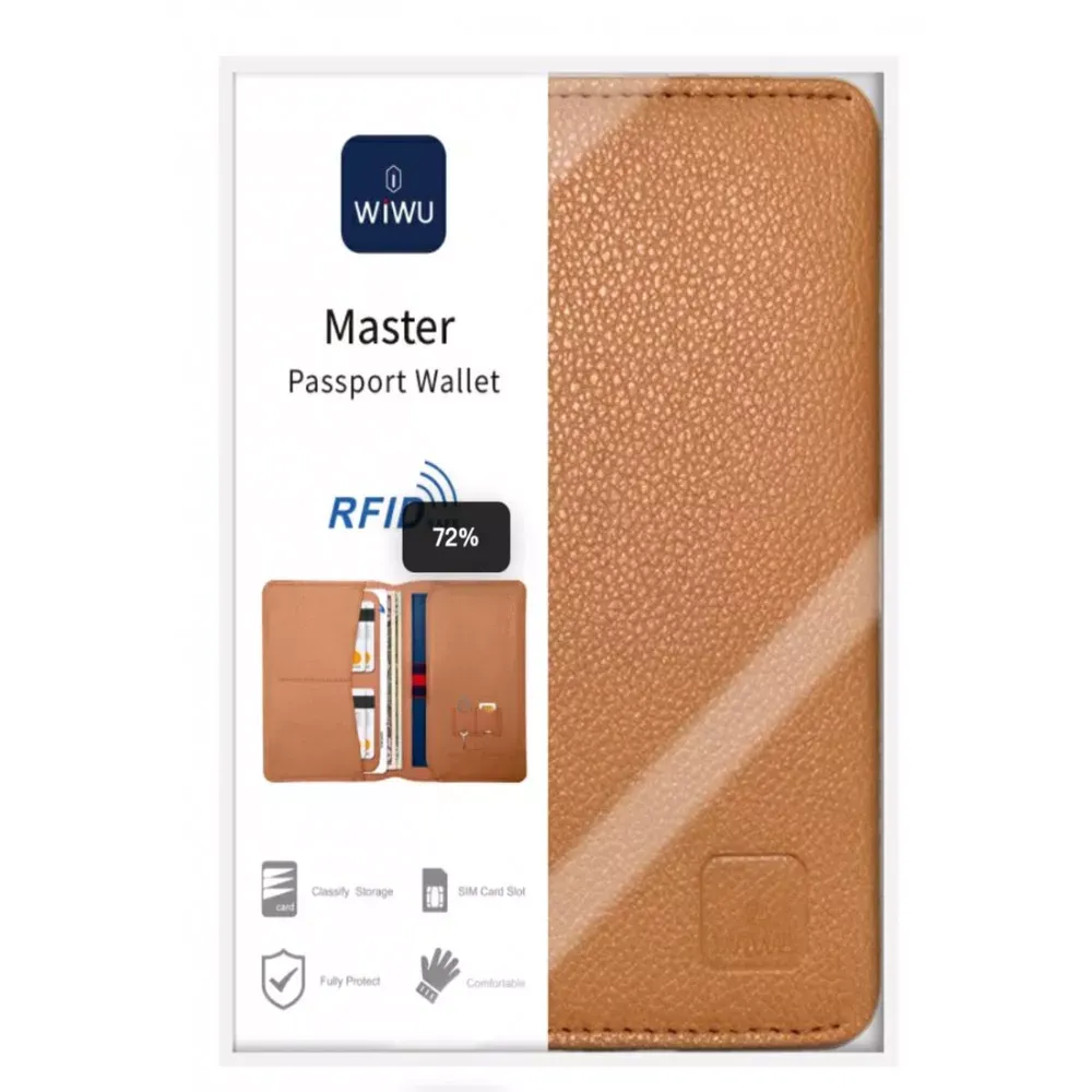 Сумка Wiwu Master Passport Wallet — Black — Wiwu