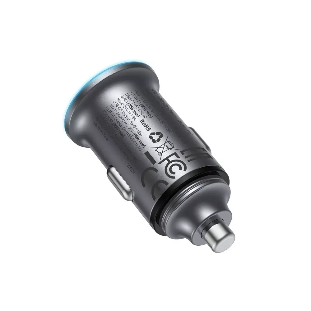 Car Charger 65W 1U 1C Acefast B15 — фото 5