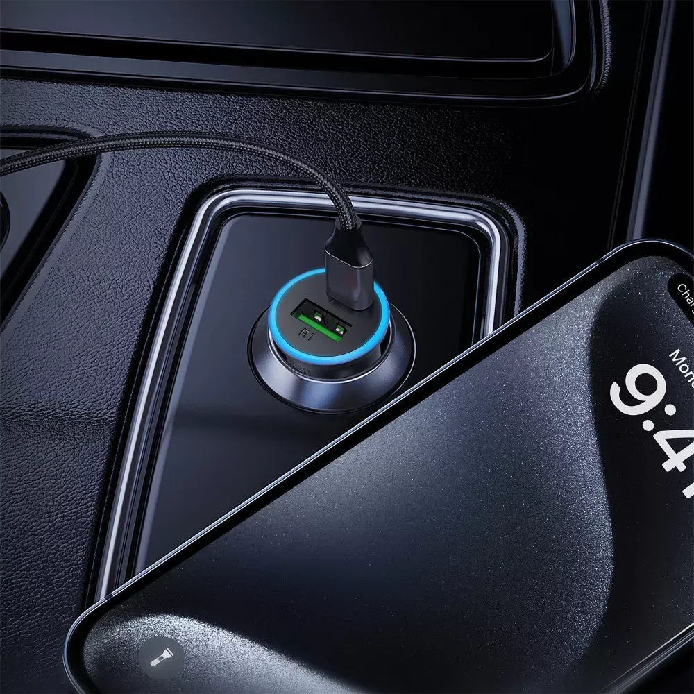 Car Charger 65W 1U 1C Acefast B15 — фото 7