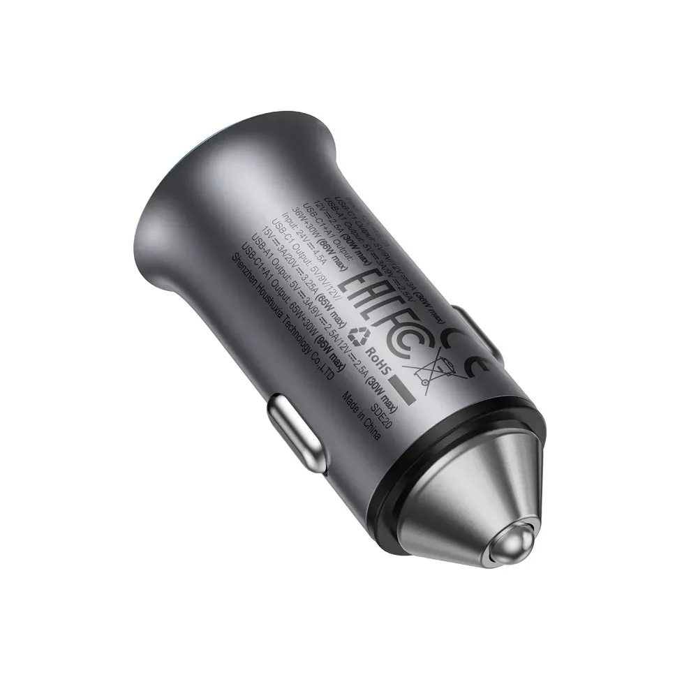 Car Charger 95W 1U 1C Acefast B16 — фото 5
