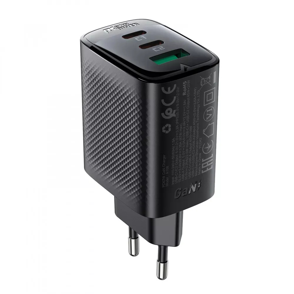 Home Charger 67W 2PD QC 3.0 Acefast A108