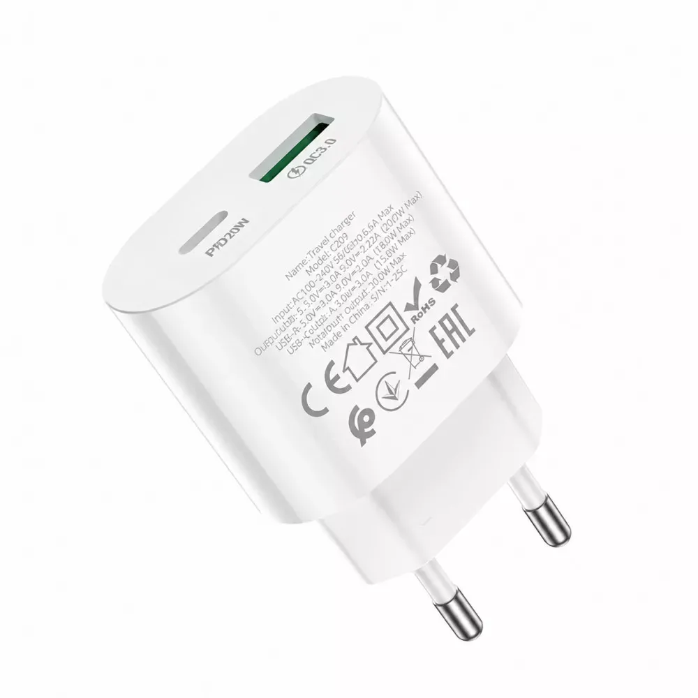 Home Charger | 20W | PD | QC3.0 — Veron C209 — фото 5
