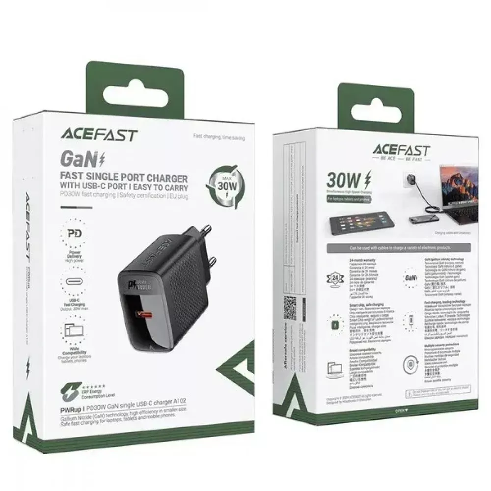 Home Charger | 30W | PD | QC3.0 — Acefast A98 — фото 3