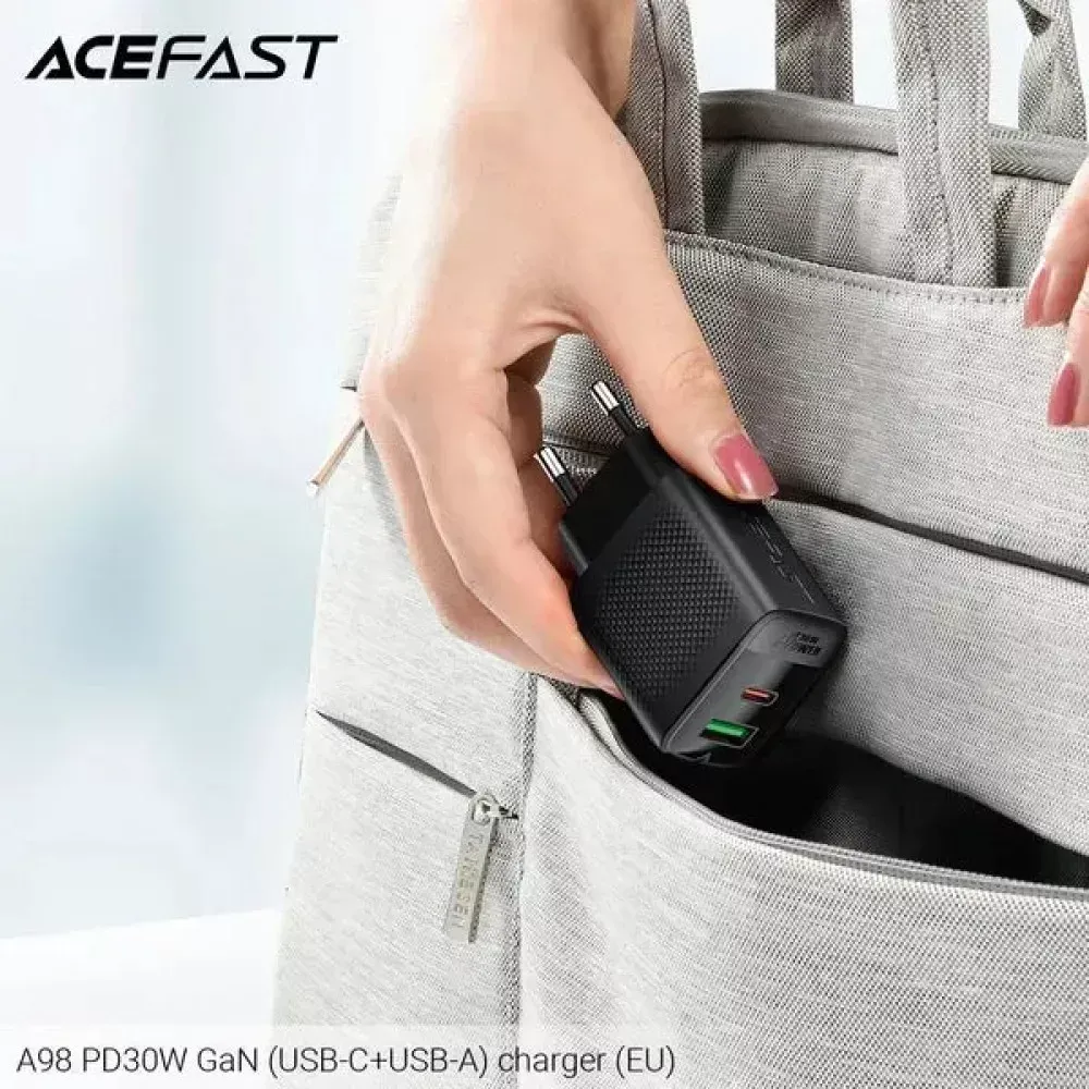 Home Charger | 30W | PD | QC3.0 — Acefast A98 — фото 4