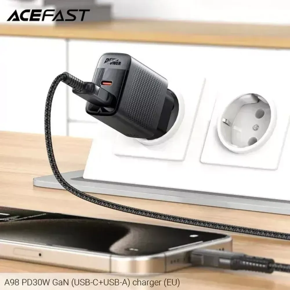 Home Charger | 30W | PD | QC3.0 — Acefast A98 — фото 7