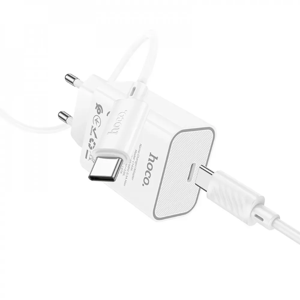 Home Charger 20W PD3.0 C to C Cable Hoco C143A — фото 5
