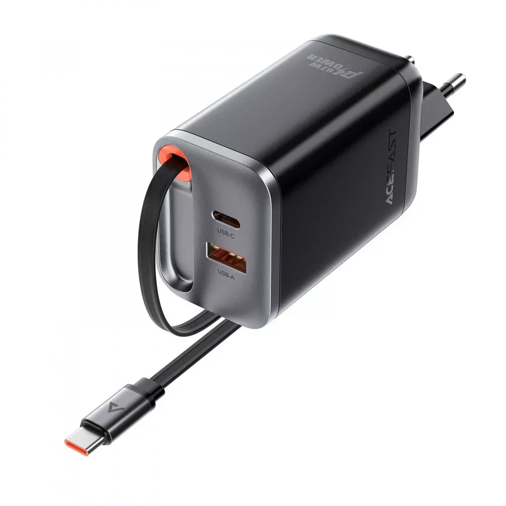 Home Charger 67W 2PD QC3.0 C to C Cable Acefast A111 — фото 5
