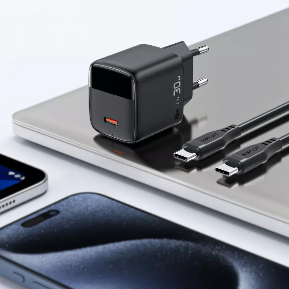 Home Charger | 30W | PD | C to C Cable — Acefast A115 — фото 7