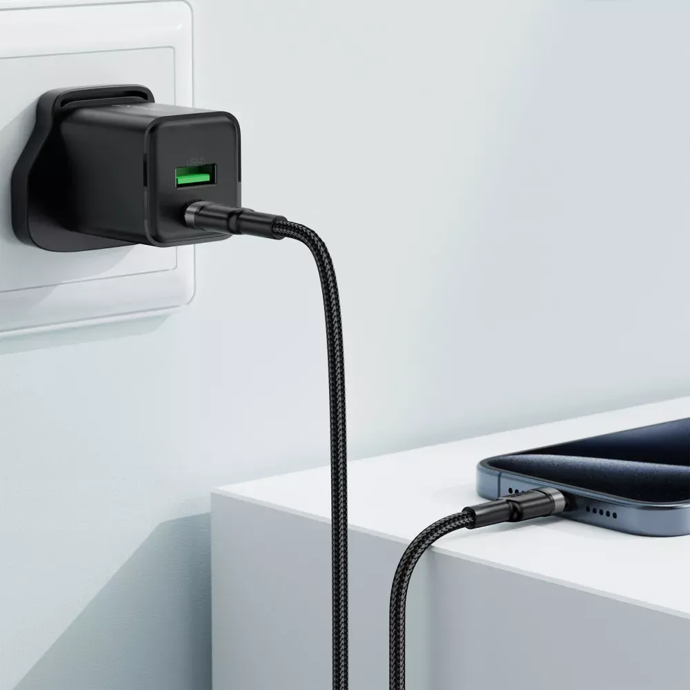 Cable USB C to C 60W Acefast C22-03 — фото 6