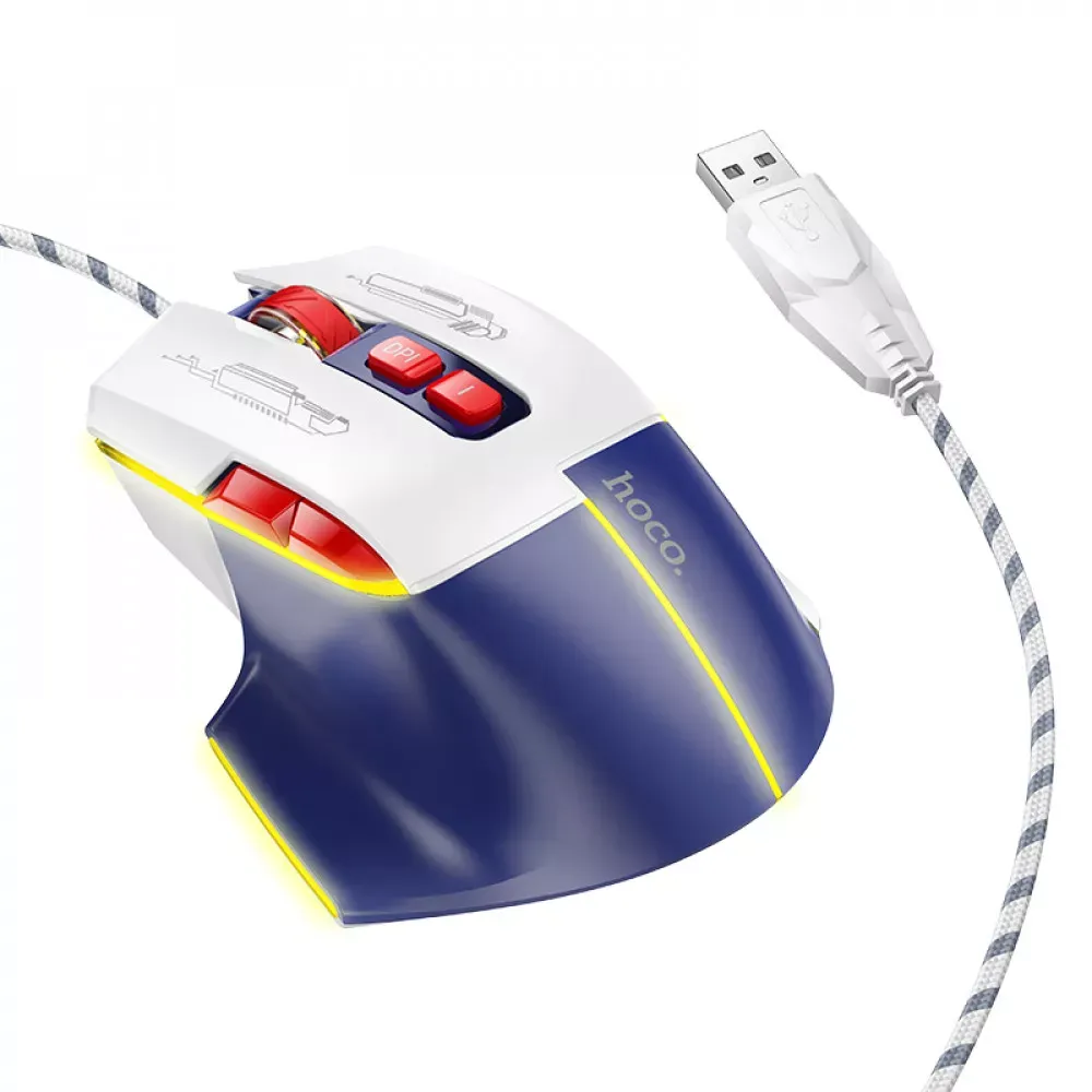 Дротова миша — Hoco GM31 — White — Hoco